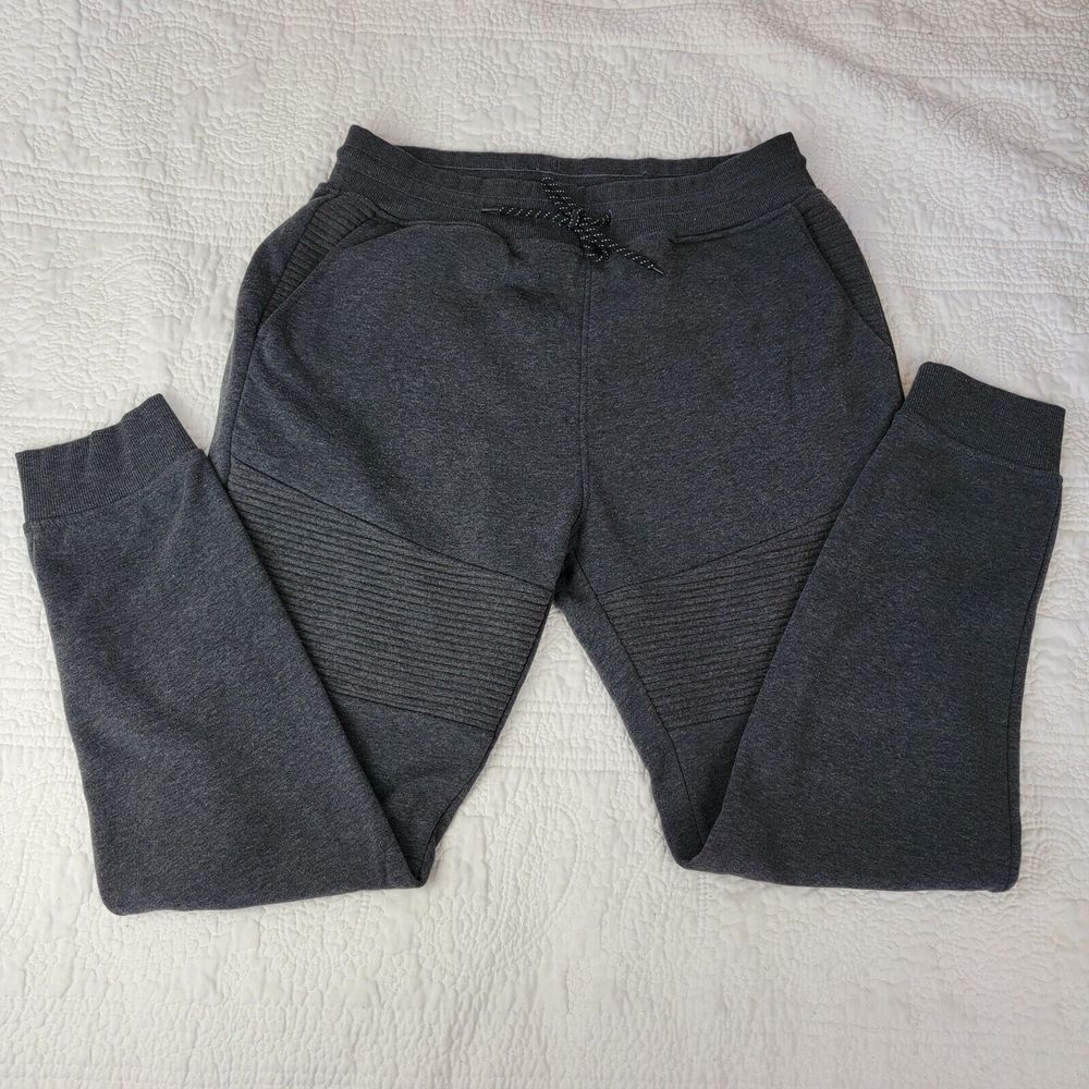 SouthPole‎ Mens XL Gray Charcoal Jogger Sweat pants Y2K Hip Hop Moto